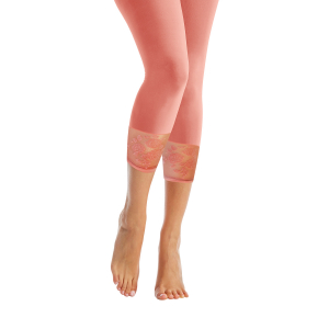 Damen Capri Legging 7/8 ROSA 50 den/3D apricot